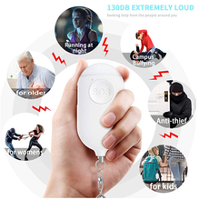 Load image into Gallery viewer, Easy &amp; Convenient Personal Alarm Keychain ($14.99 ea) &amp; Free Shipping.  Protect you and your loved ones!
