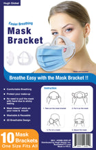 Load image into Gallery viewer, 10 Mask Brackets ($1.99/count)  &amp; Free Shipping.  Breathe Easy with Mask Bracket!
